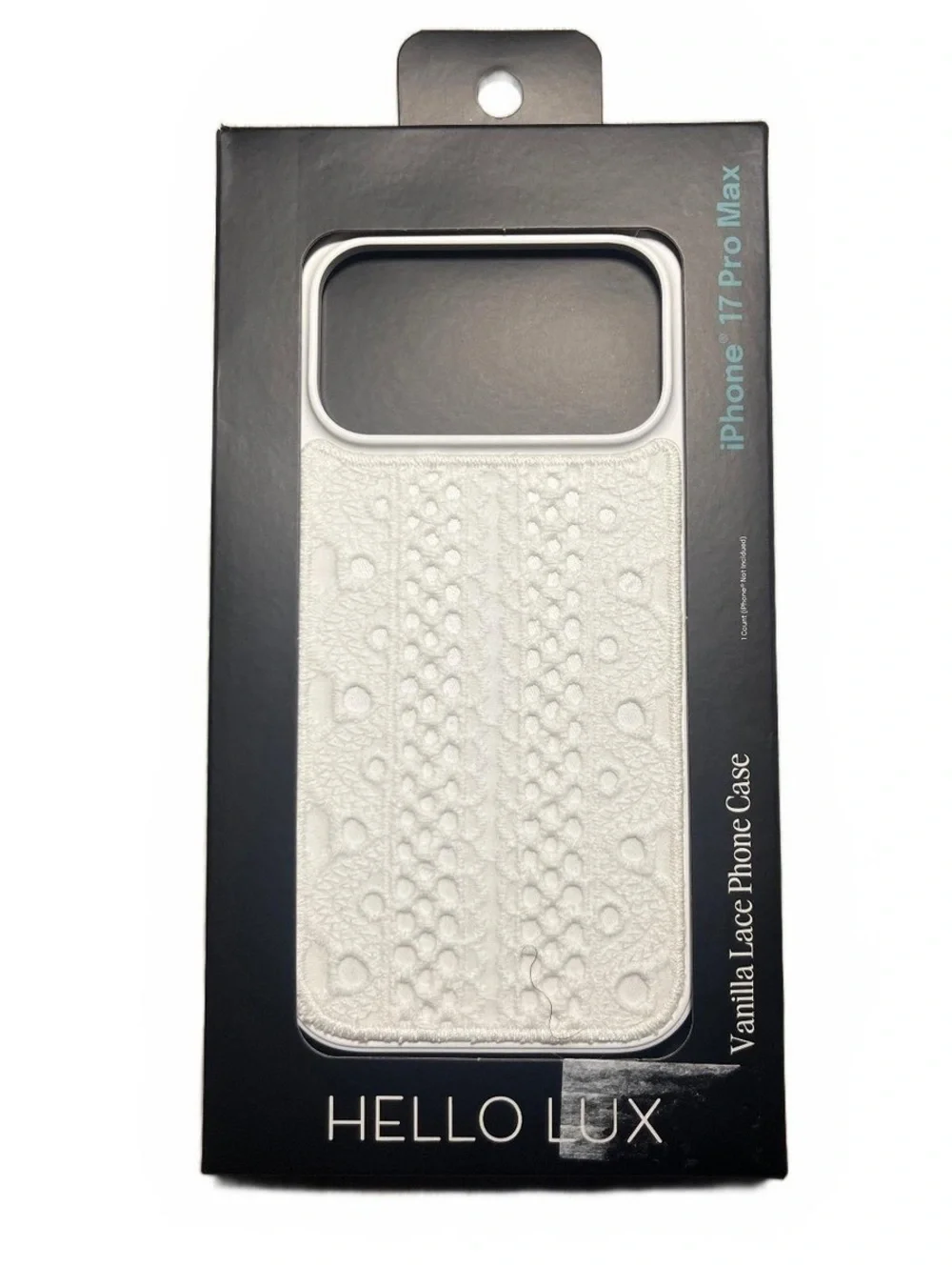iPhone 17 Pro Max Case by Hello Lux Vanilla Lace Phone Case Drop Protection NEW